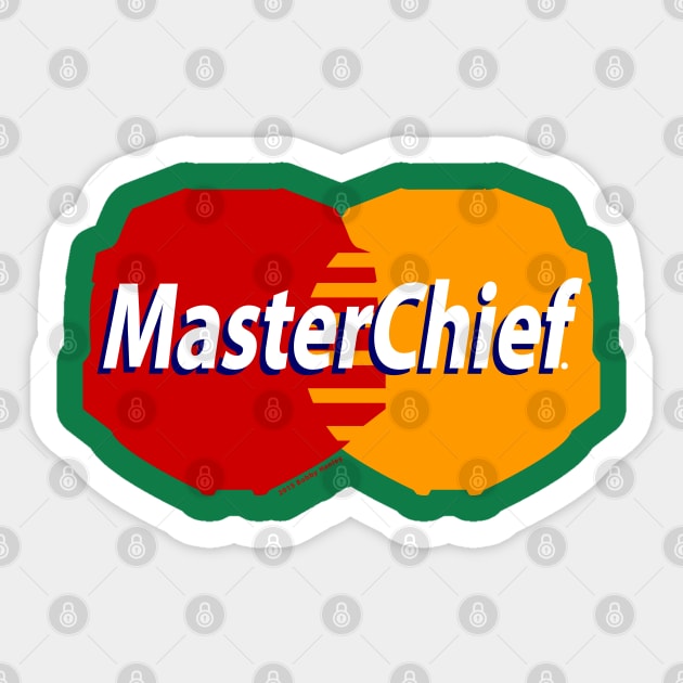 MasterChief Sticker by Illustratorator